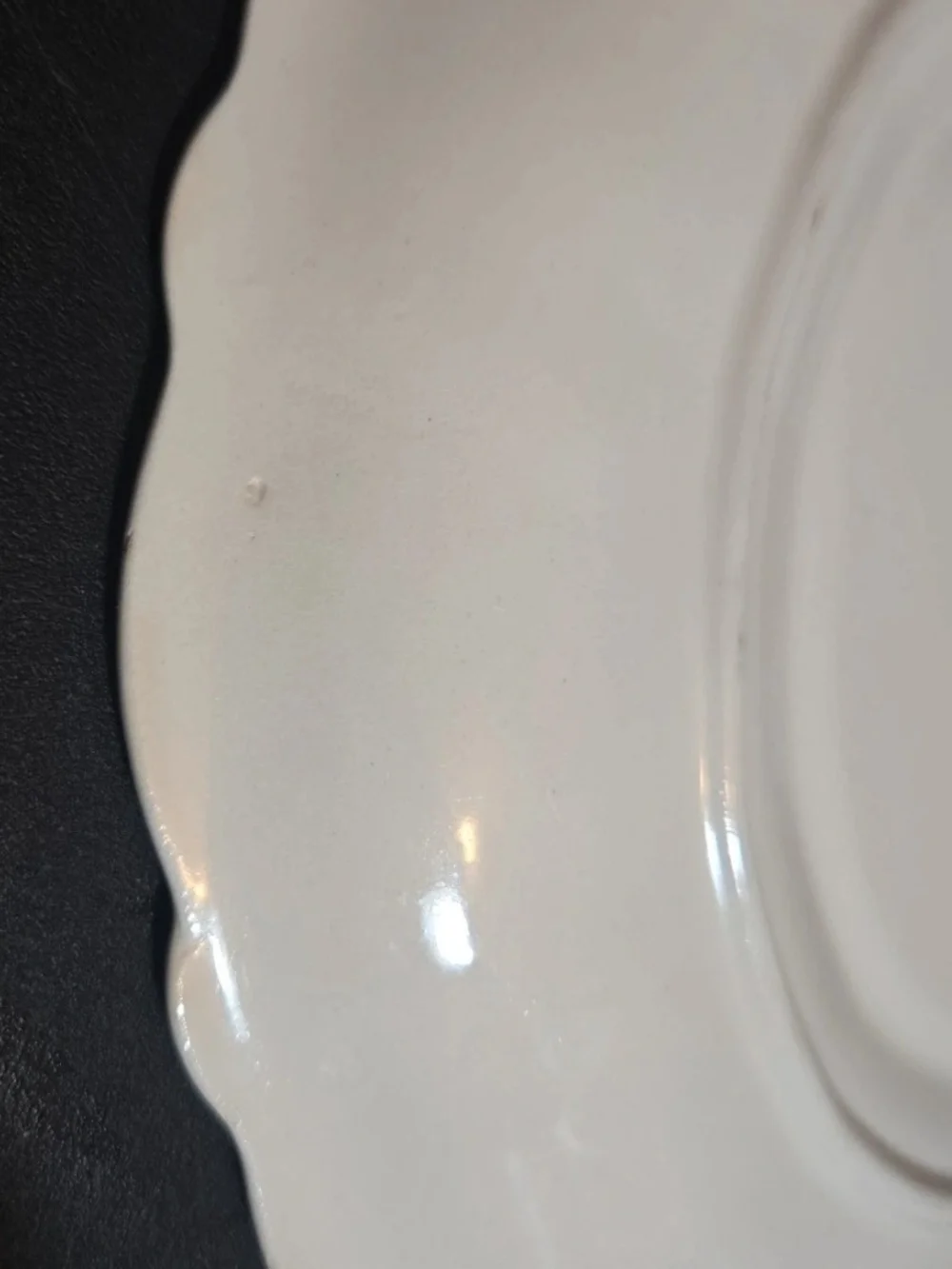 Vintage 1940s E&R American Artware Deviled Egg Plate Floral